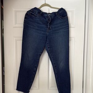 Old Navy Blue Ankle Cropped Jeans